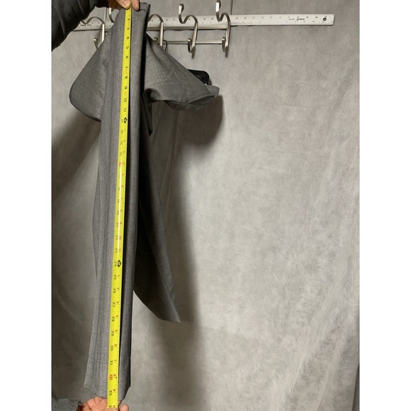 Jack Victor Suit Men 41L Gray Birds Eye Wool Flannel Academia Pants 35x33.5 Luxe - Picture 15 of 16